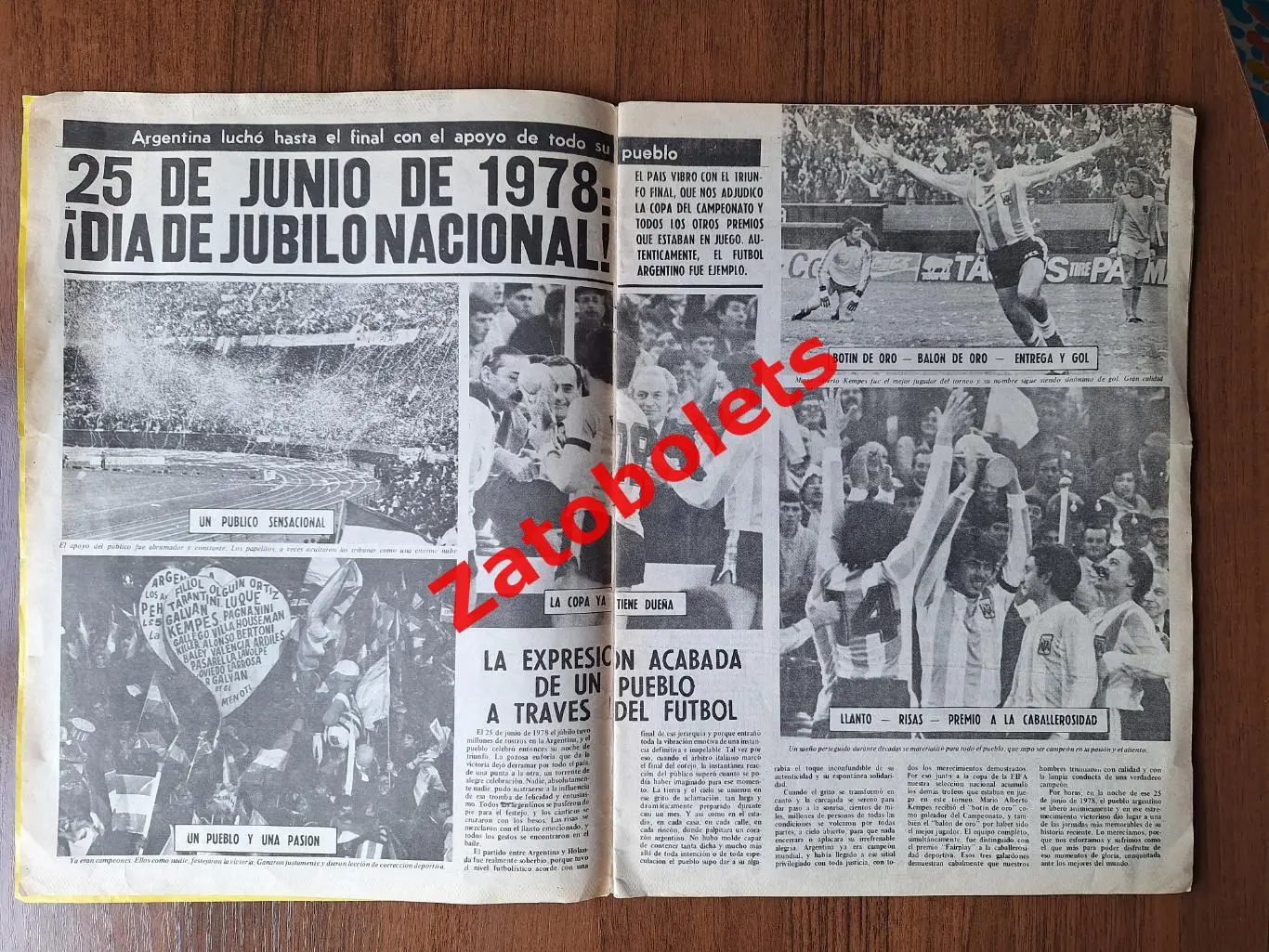 Чемпионат Мира 1978 Аргентина - Чемпион 36 стр 2
