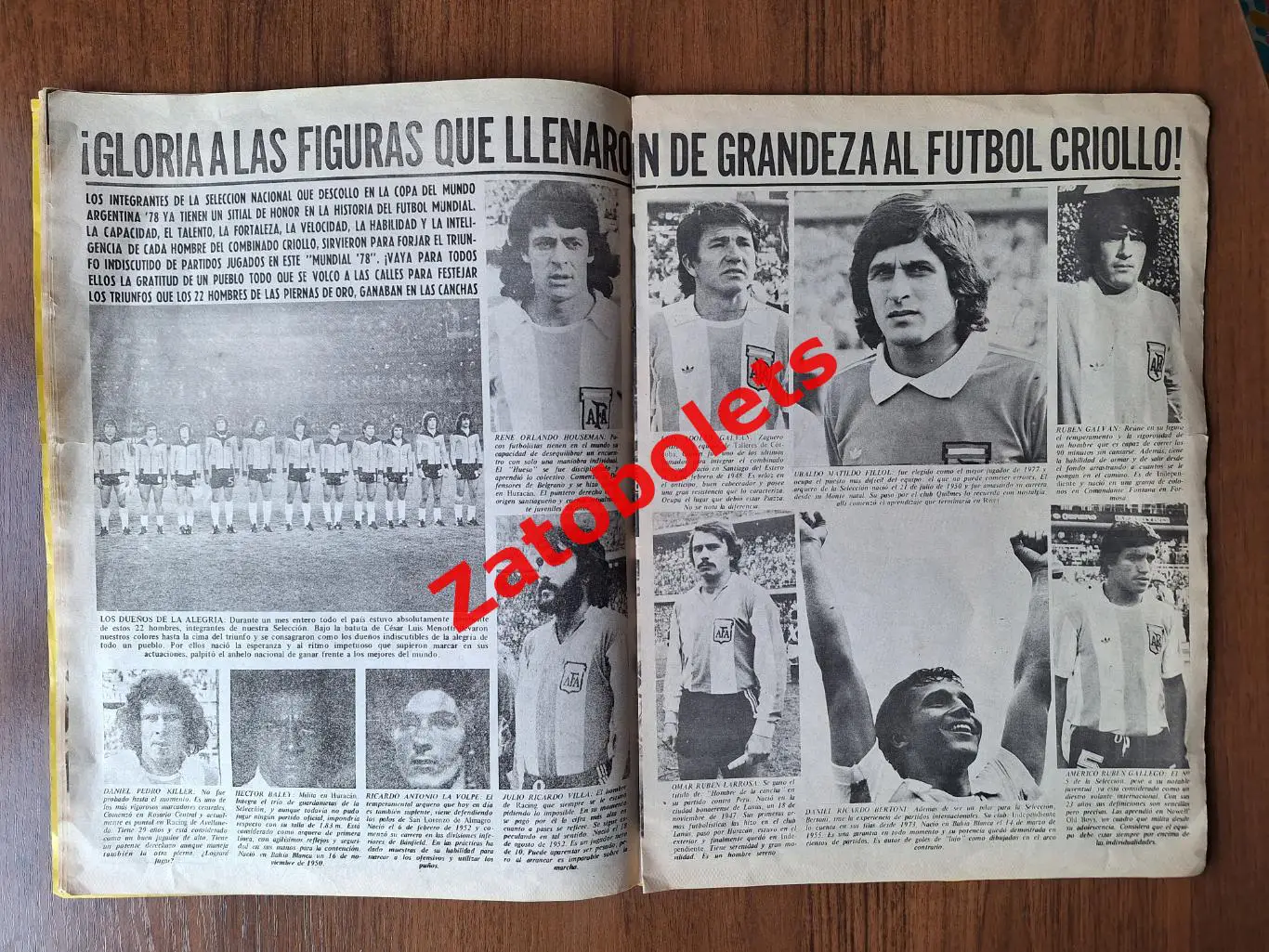 Чемпионат Мира 1978 Аргентина - Чемпион 36 стр 5