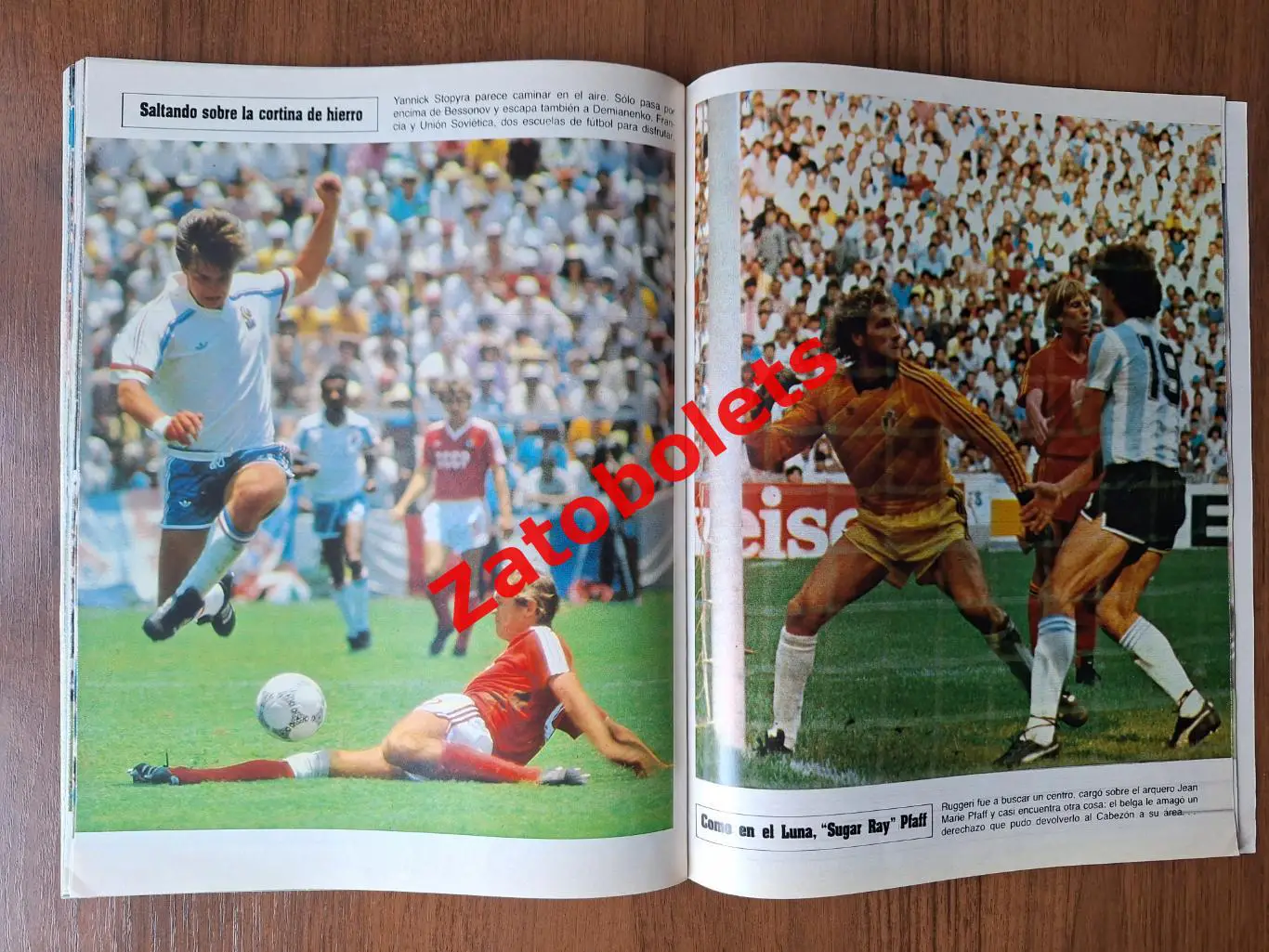 Сто лучших фото Чемпионат Мира 1986 Мексика Итоги Футбол El Grafico сборная СССР 6