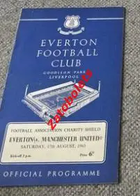 Эвертон - Манчестер Юнайтед 1963 Англия Суперкубок Финал