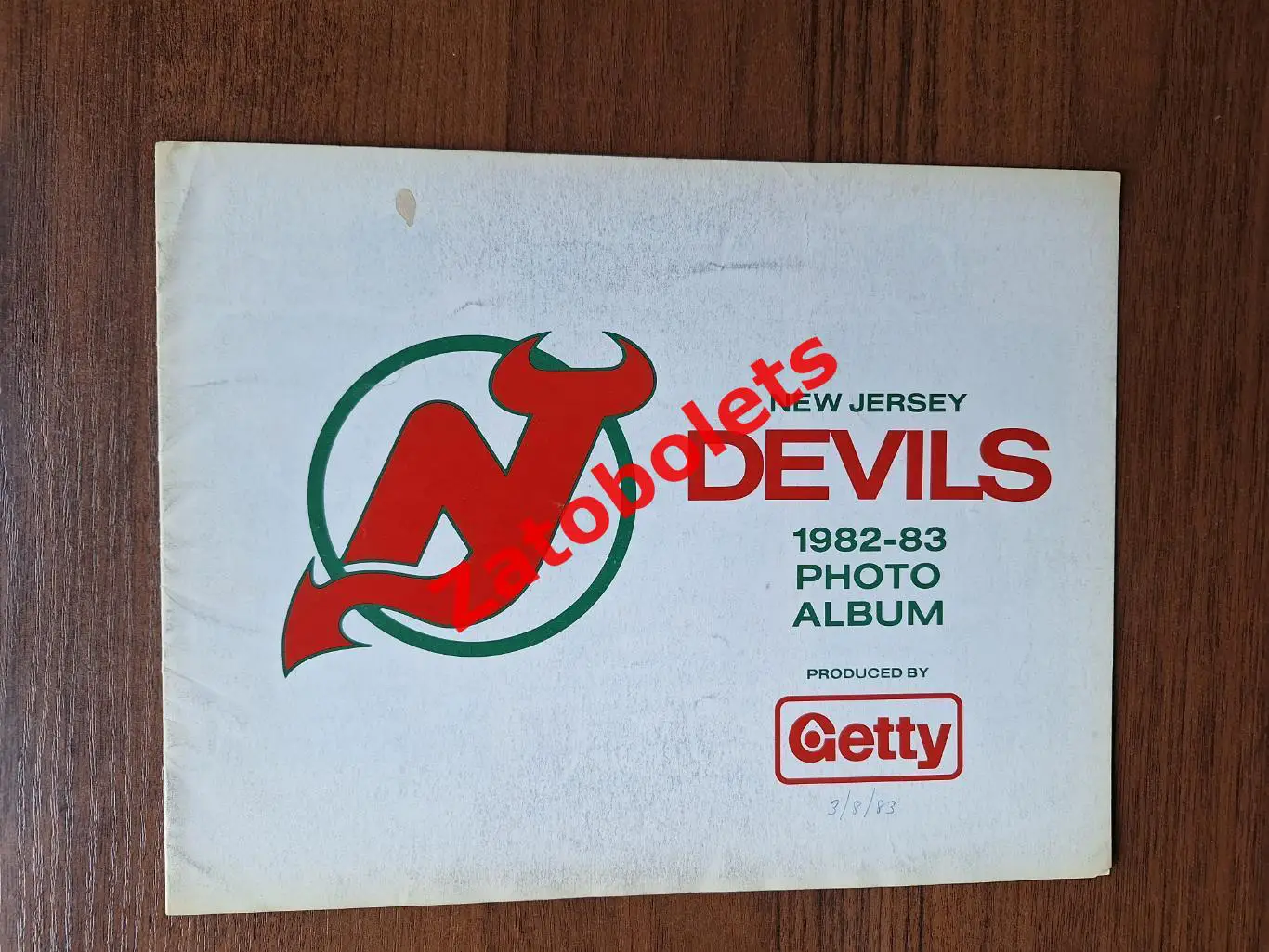 Фотоальбом Нью-Джерс Девилз США 1982-1983 НХЛ