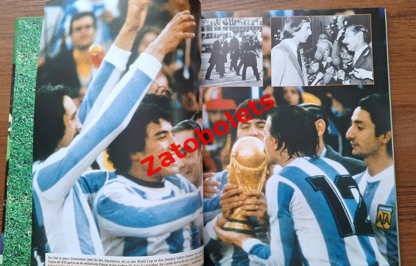 Книга-фотоальбом Чемпионат мира по футболу 1978 Аргентина 3