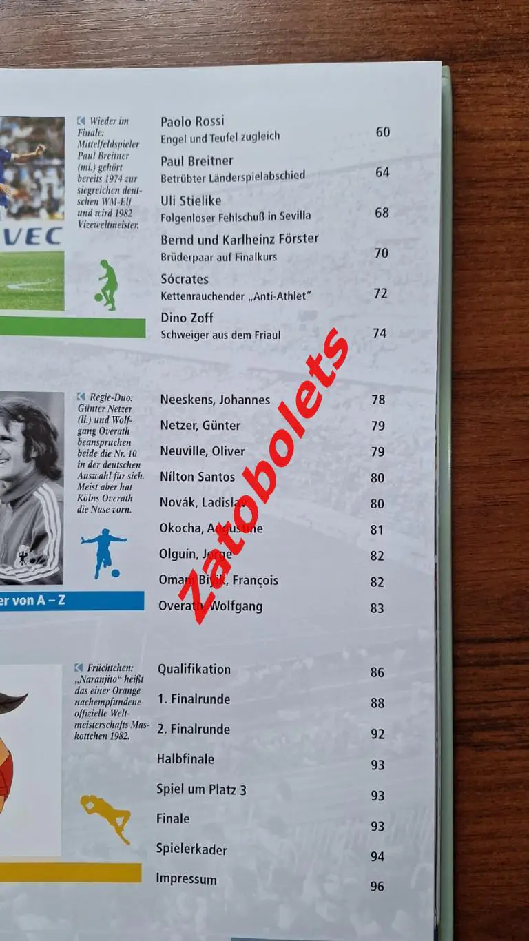 Книга-фотоальбом Чемпионат мира по футболу 1982 Испания Сборная СССР 2