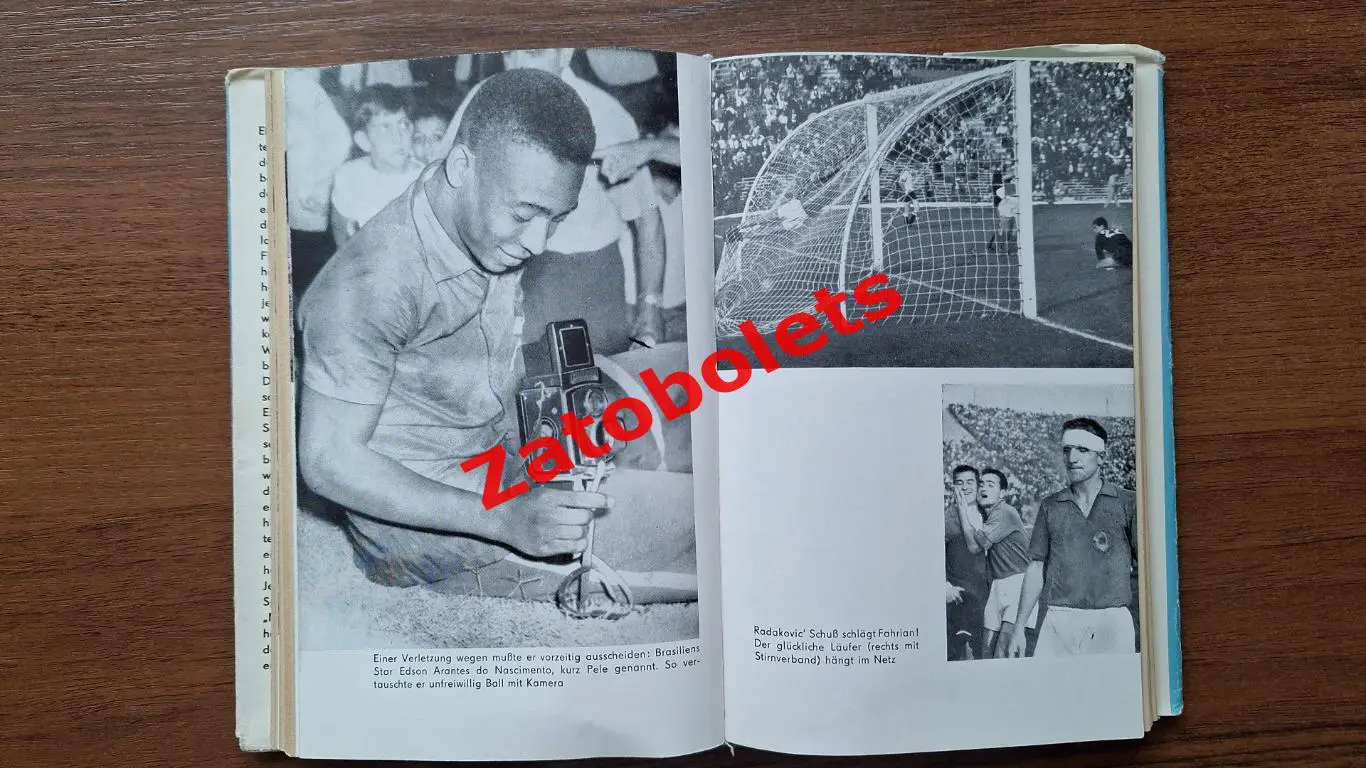 Книга-фотоальбом Чемпионат мира по футболу 1962 Чили Сборная СССР 4