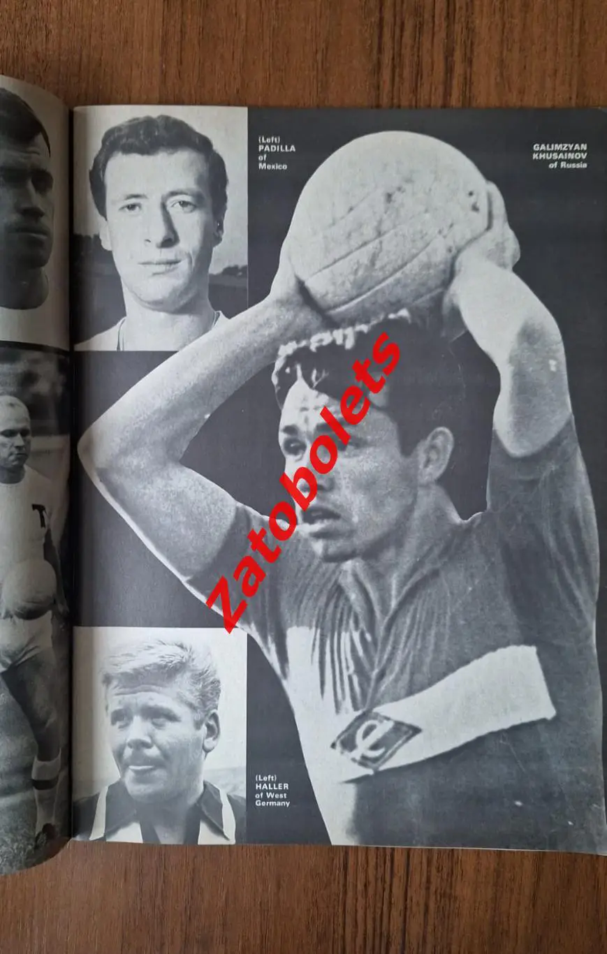 Чемпионат Мира 1966 Англия Программа Football monthly и Coal Сборная СССР 2