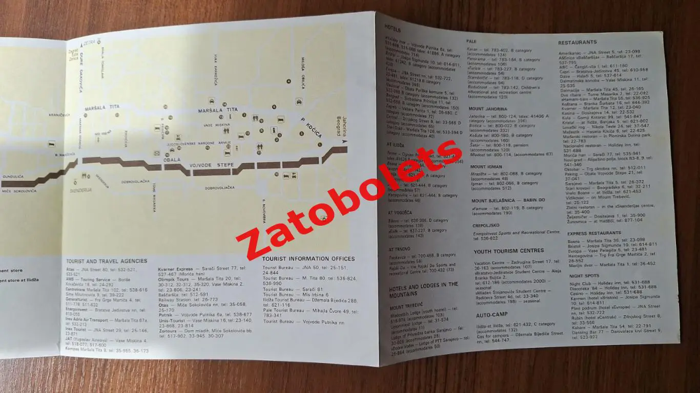 Олимпийские игры Олимпиада 1984 Сараево Путеводитель для туристов 2