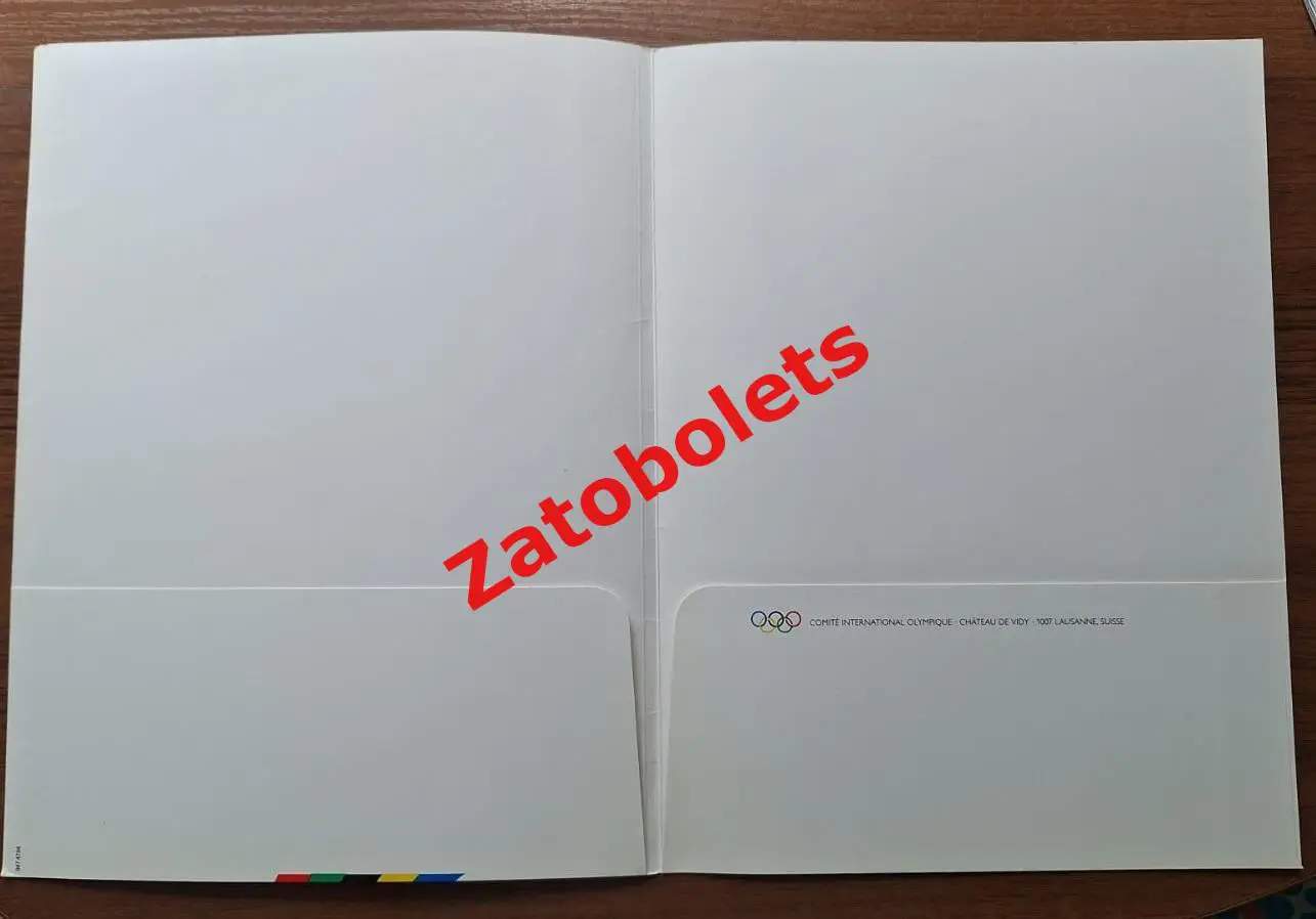 Олимпийские игры Олимпиада 1984 Сараево Папка для бюллетеней 1