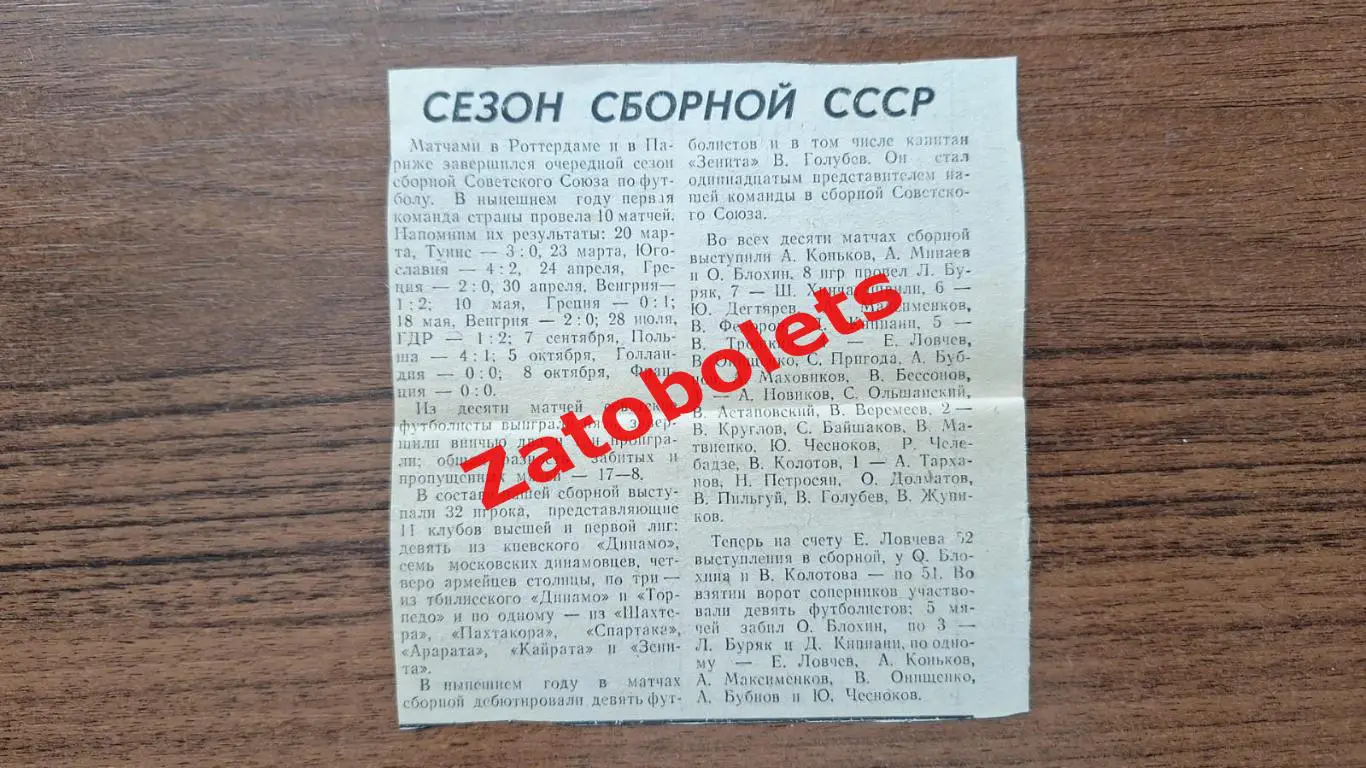 Футбол СССР год сборной 1977 сезон