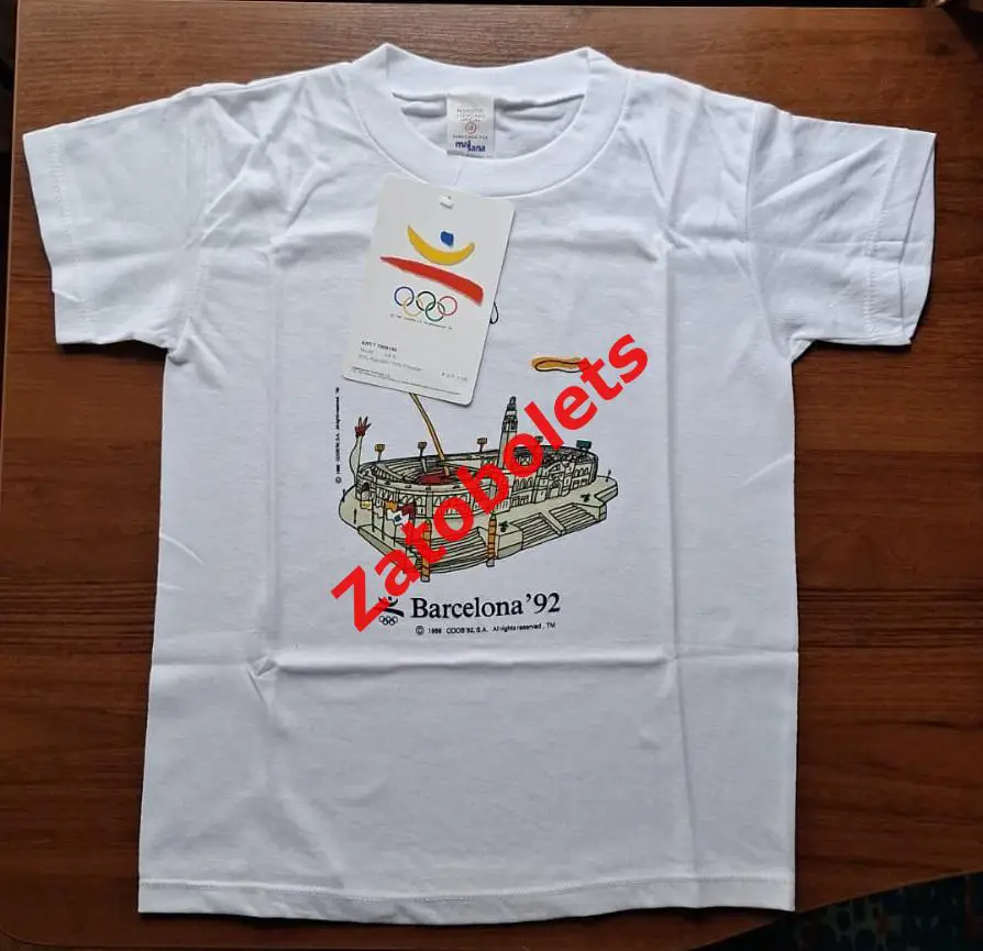 Футболка Олимпиада 1992 Олимпийские игры Испания Барселона 1