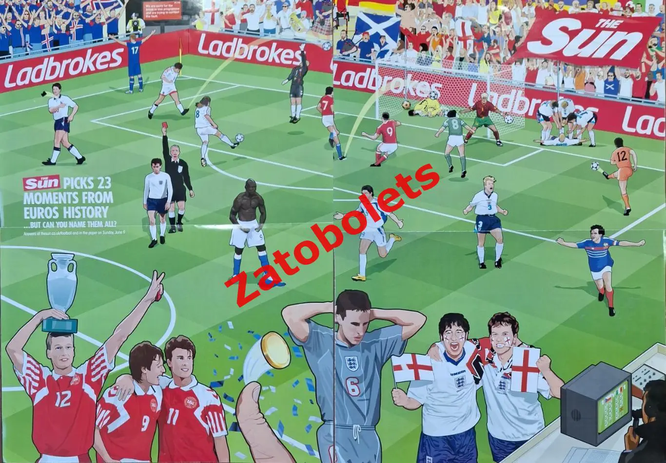 Плакат Расписание Футбол Чемпионат Европы 2024 SUN ЕВРО 1