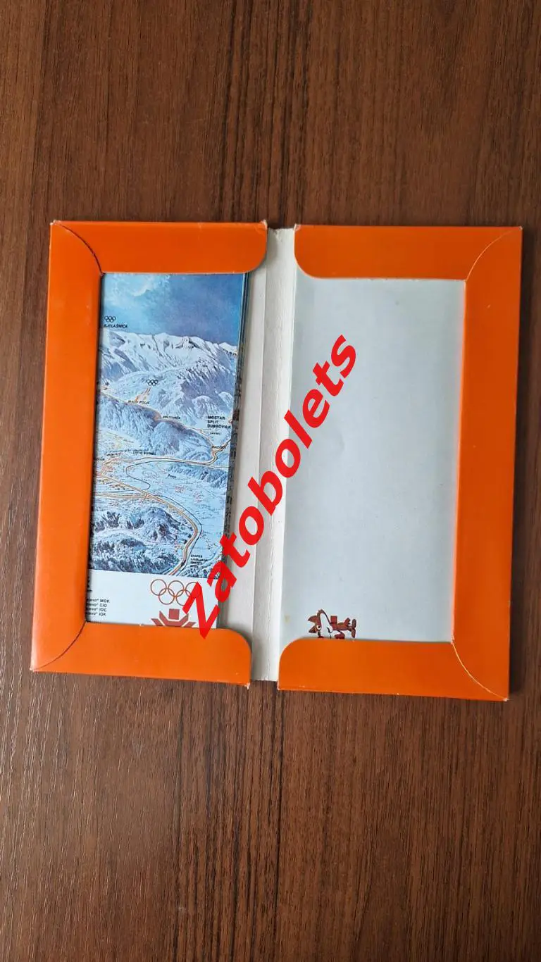 Олимпийские Игры Олимпиада 1984 Сараево Мини-карта и конверт 1