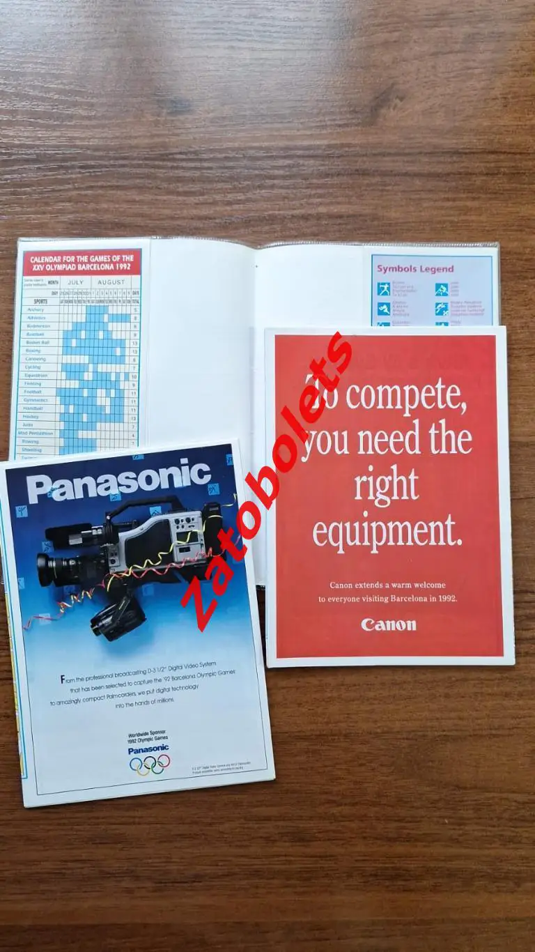 Олимпийские Игры Олимпиада 1992 Барселона Карта 1