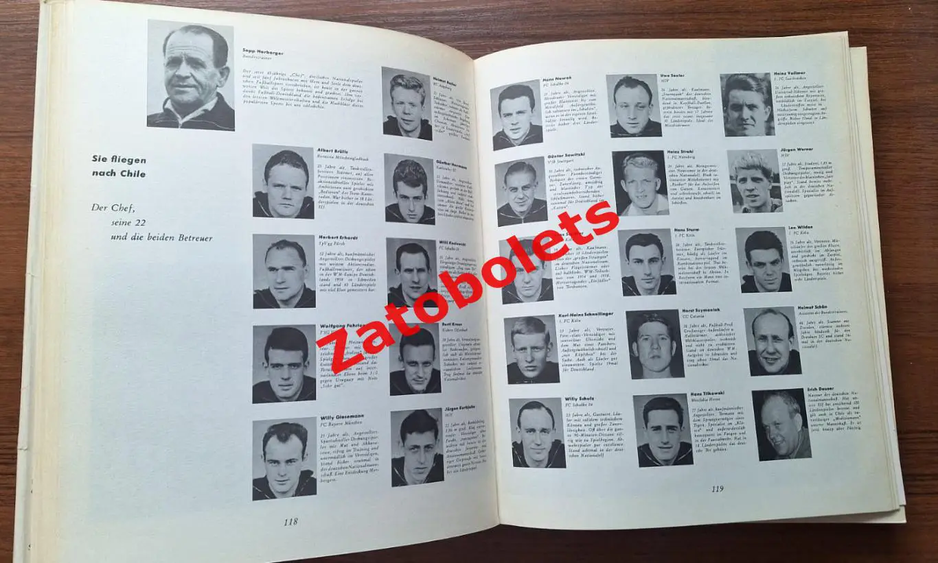 Фотоальбом Чемпионат мира по футболу 1962 Чили Мейзель / Винклер Сборная СССР 3