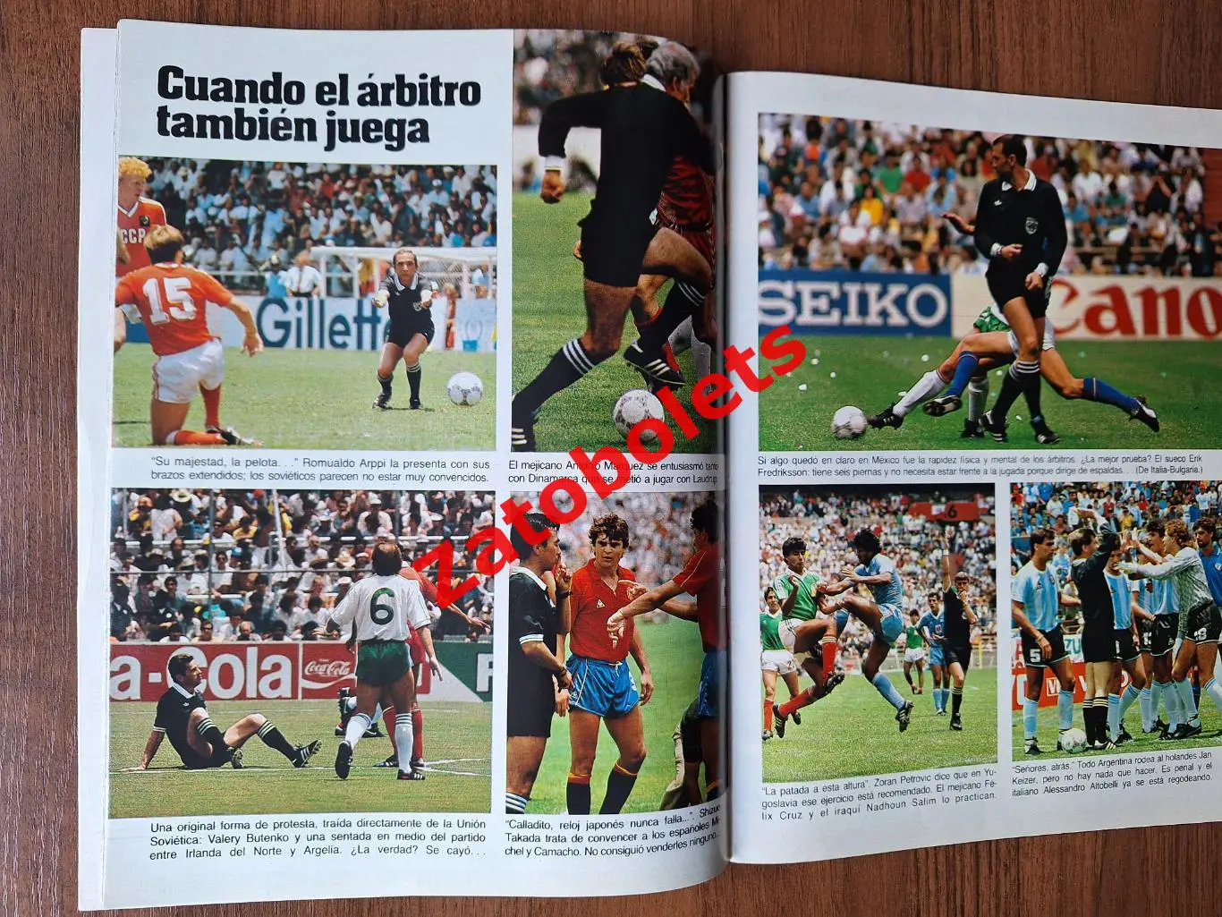 Сто лучших фото Чемпионат Мира 1986 Мексика Итоги Футбол El Grafico сборная СССР 2