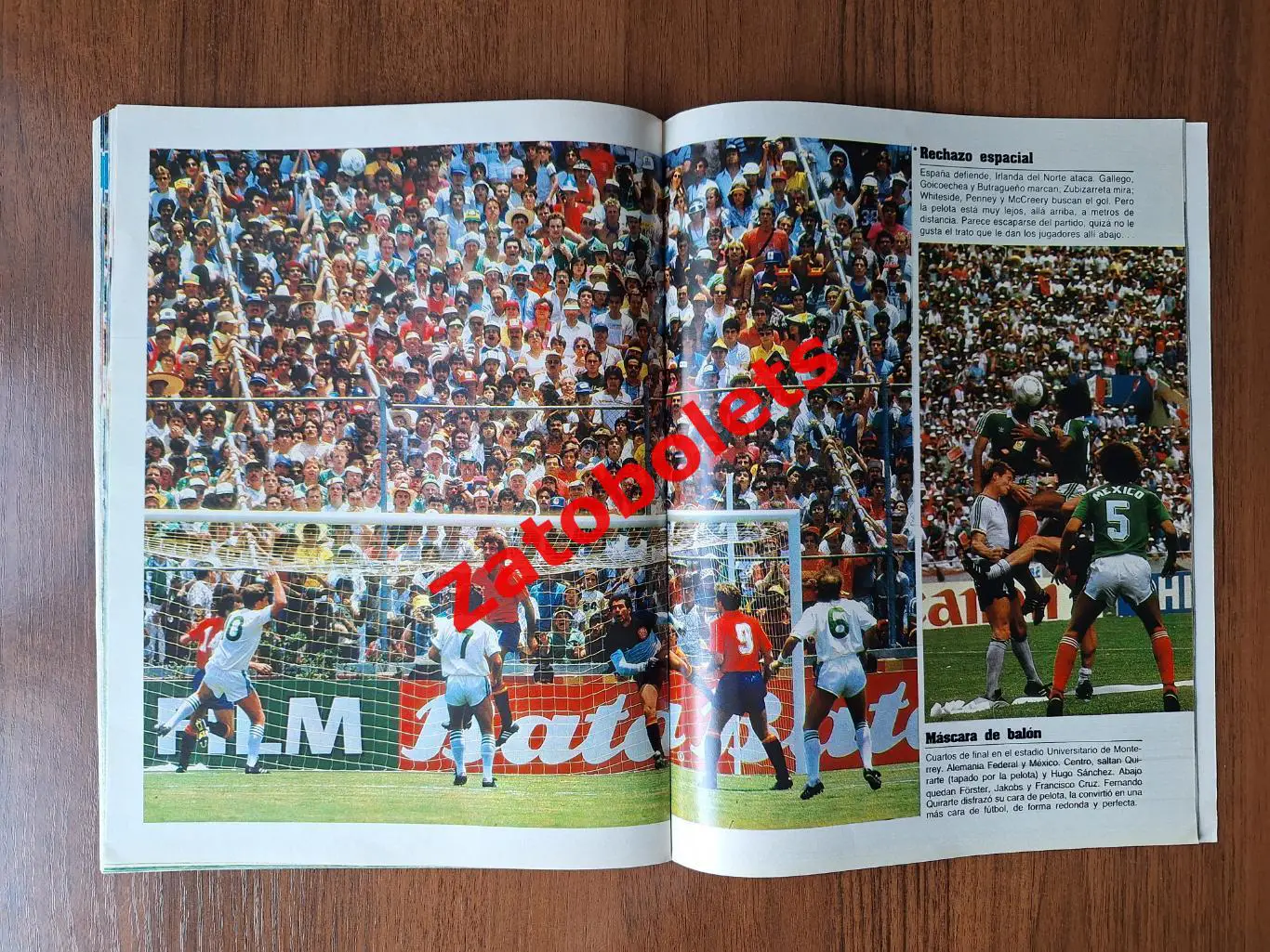 Сто лучших фото Чемпионат Мира 1986 Мексика Итоги Футбол El Grafico сборная СССР 5