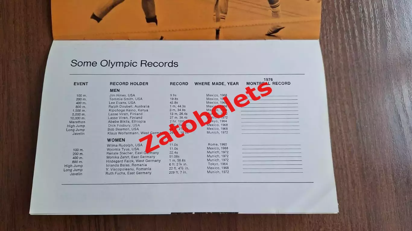 Олимпийские Игры Олимпиада 1976 Монреаль Канада 4