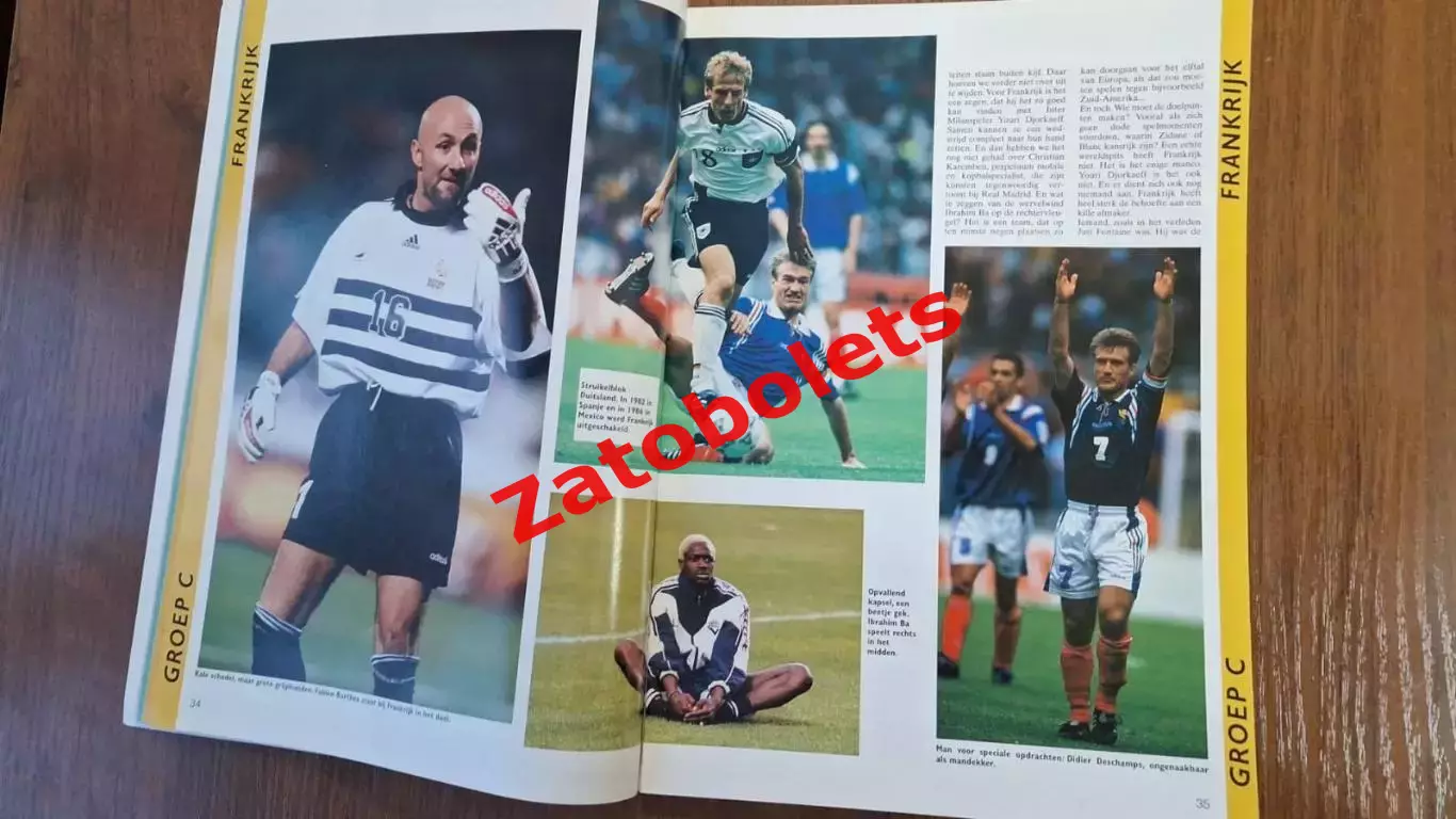 Чемпионат мира 1998 Франция Гид представление команд изд.Голландия 6