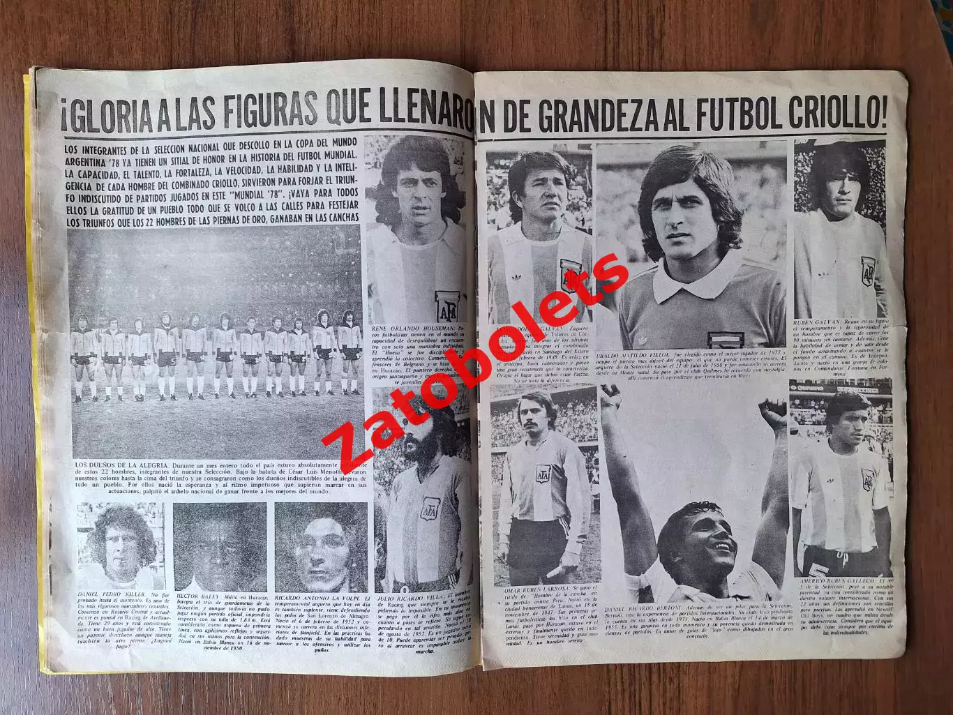 Чемпионат Мира 1978 Аргентина - Чемпион 36 стр 5