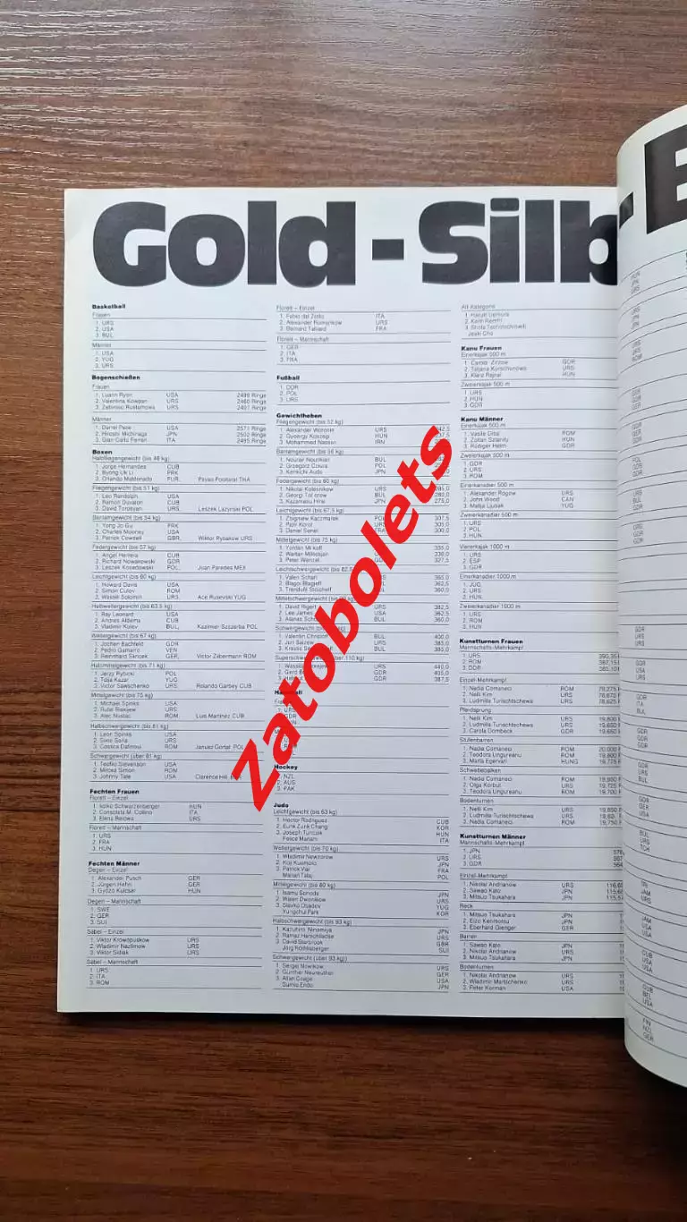 Олимпийские игры Олимпиада Монреаль 1976 Олимпийское РЕВЮ 4