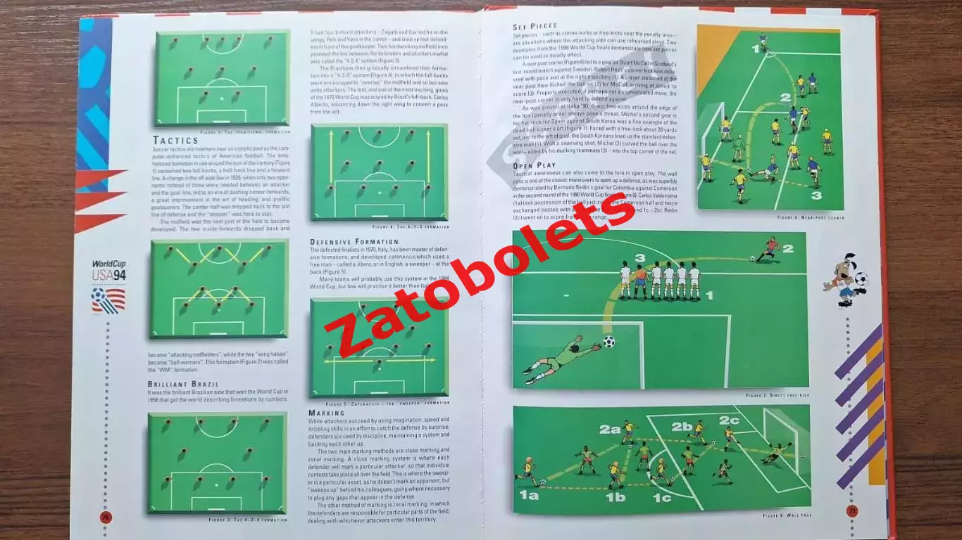 Футбол Чемпионат Мира 1994 Официальная книга / журнал 7
