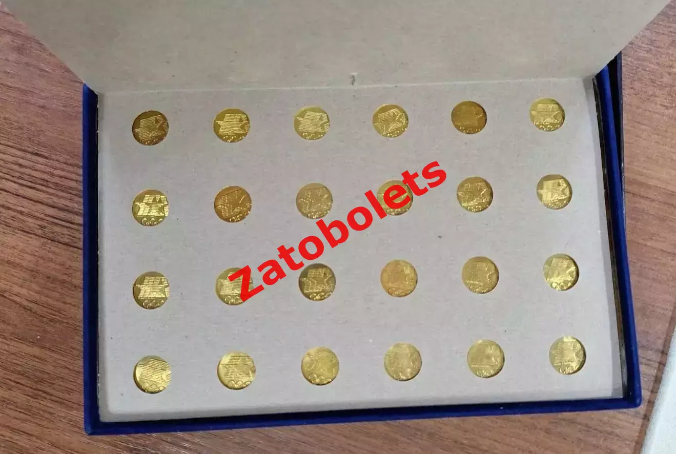 Летние Олимпийские игры 1984 Лос-Анджелес США Олимпиада Набор Монет жетоны 4