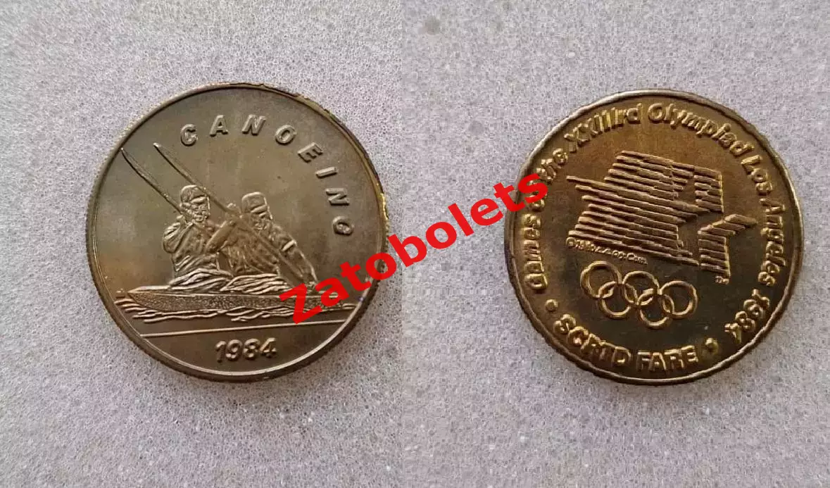 Летние Олимпийские игры 1984 Лос-Анджелес США Олимпиада Набор Монет жетоны 5