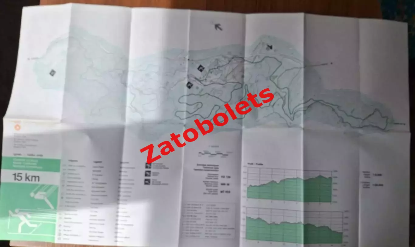 Олимпийские Игры Олимпиада 1984 Сараево Лыжное двоеборье Карта 1
