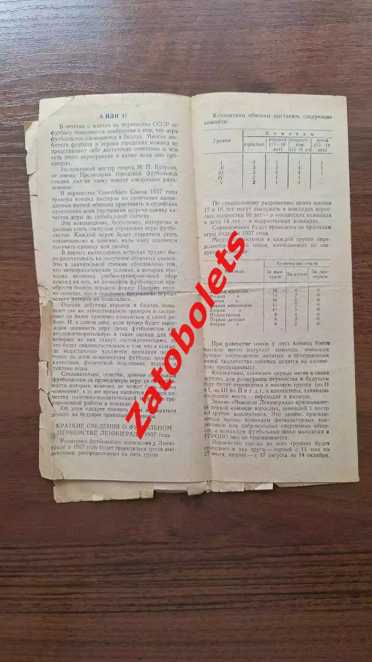 Зенит Ленинград - Локомотив Москва 1957 2