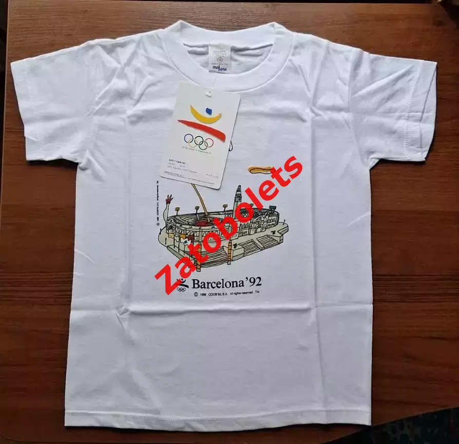 Футболка Олимпиада 1992 Олимпийские игры Испания Барселона 1