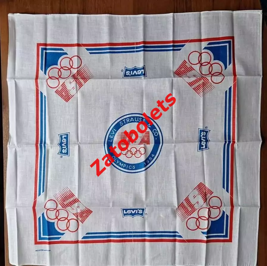 Платок Олимпиада 1984 Олимпийские игры LeviS Белый