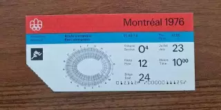 билет Легкая атлетика 23.07.76 Олимпийские Игры Олимпиада 1976 Монреаль Канада