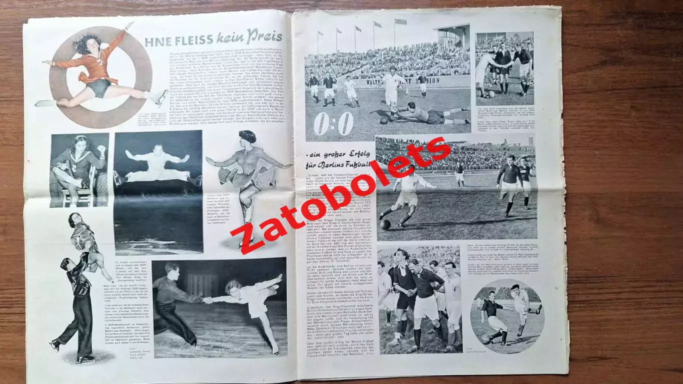 Журнал Sport Bild Германия 1952 2