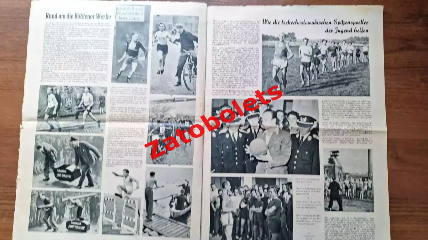 Журнал Sport Bild Германия 1952 4