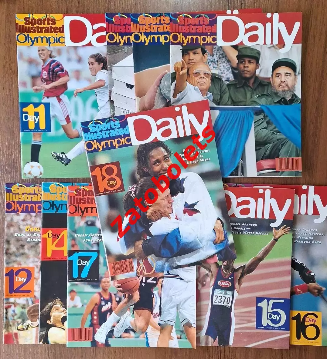 Олимпийские Игры Олимпиада 1996 Атланта США Дневные программы 18 выпусков 1