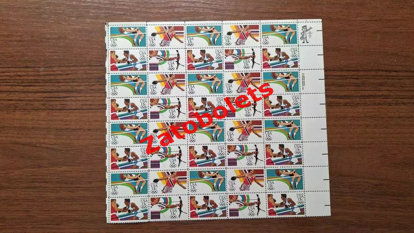 Марки Олимпийские Игры Олимпиада 1984 Лейк-Плэсид США