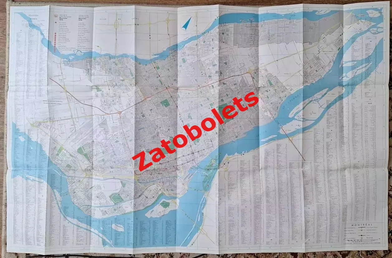 Олимпийские Игры Олимпиада 1976 Монреаль Канада Карта 2