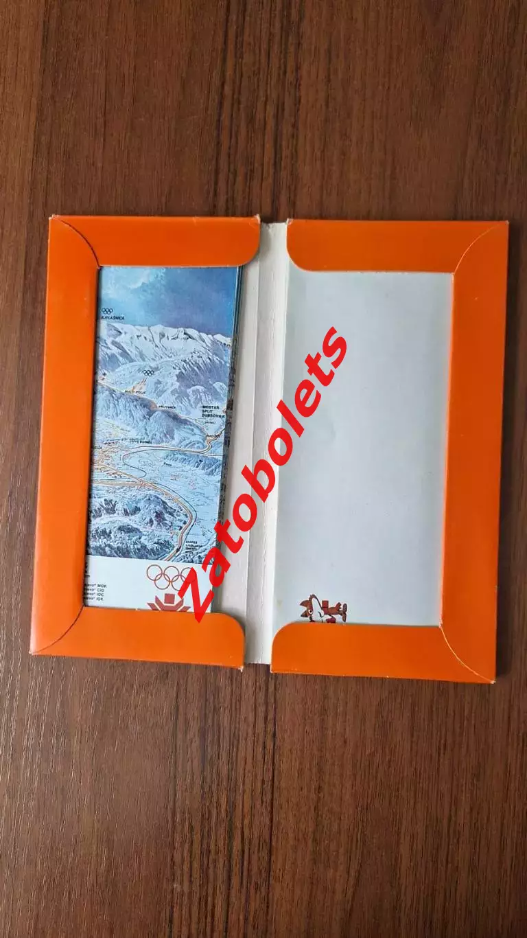 Олимпийские Игры Олимпиада 1984 Сараево Мини-карта и конверт 1