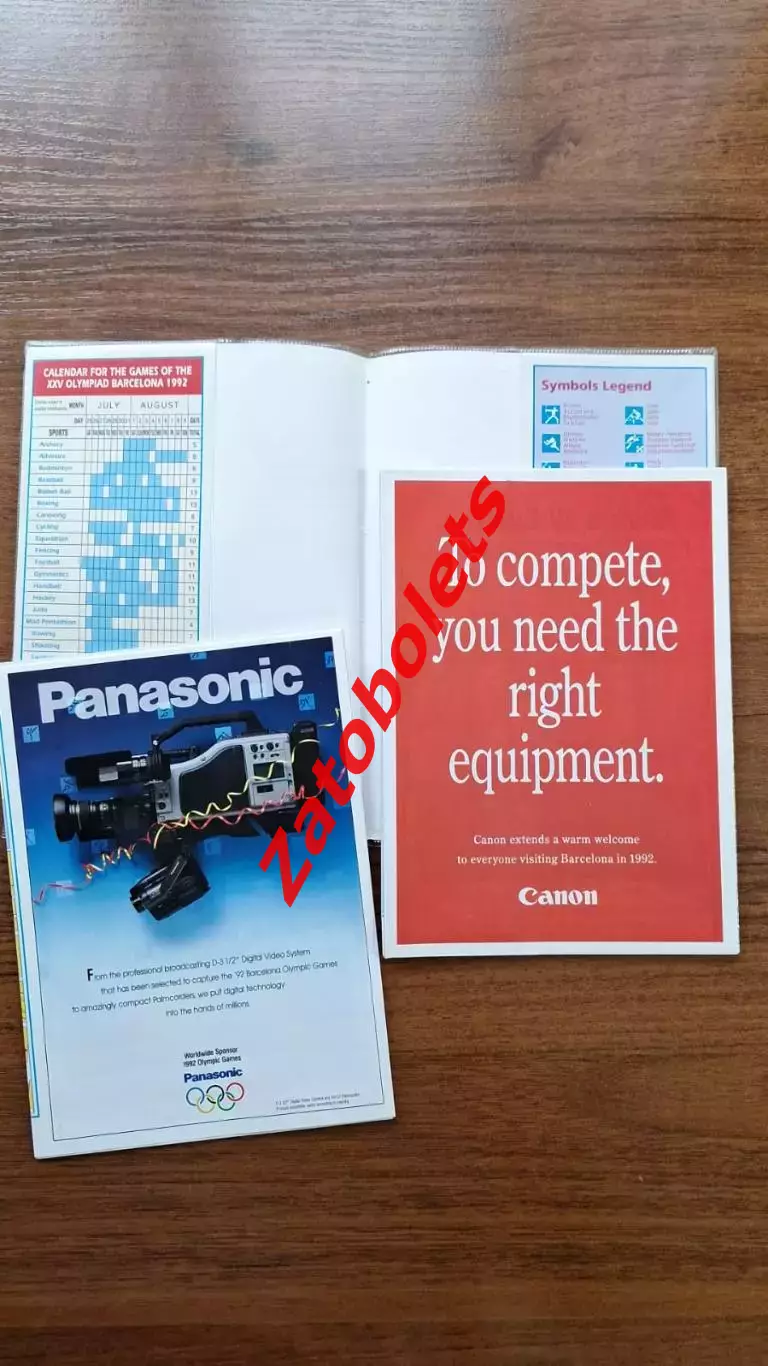 Олимпийские Игры Олимпиада 1992 Барселона Карта 1