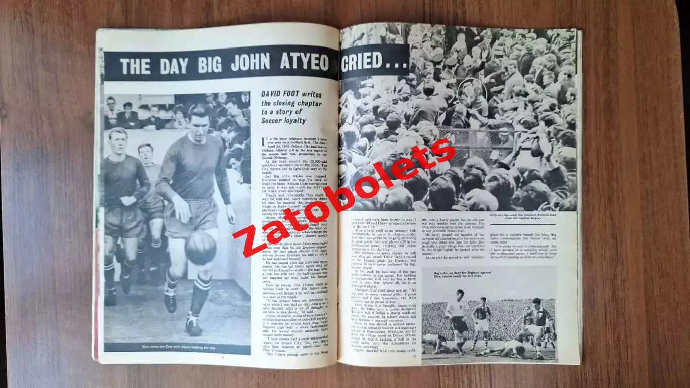 Football monthly Июнь 1966 Чемпионат Мира Кубок Англии Финал 4