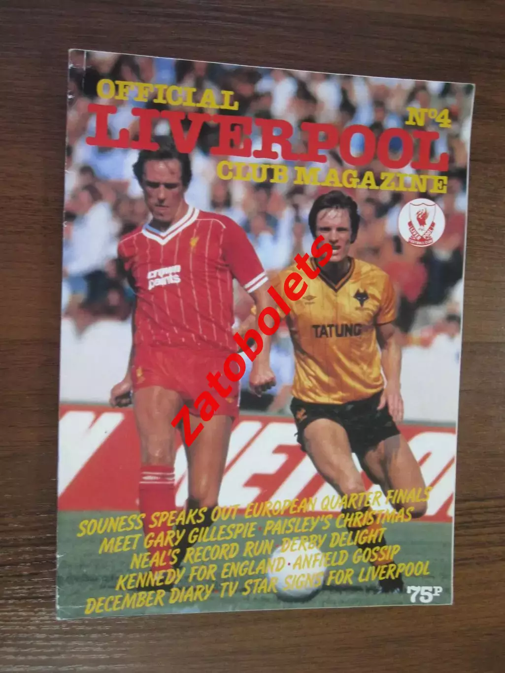 Клубный журнал Ливерпуль Англия №4 1983