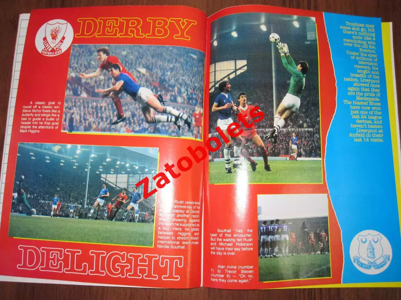 Клубный журнал Ливерпуль Англия №4 1983 2