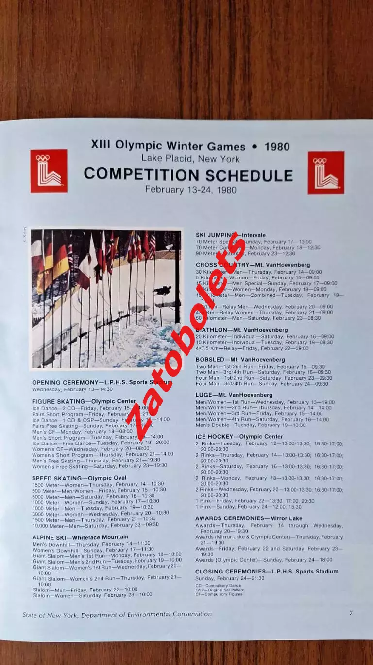 The Conservationist 9-10.1979 Олимпийские Игры Лейк-Плэсид 1980 3