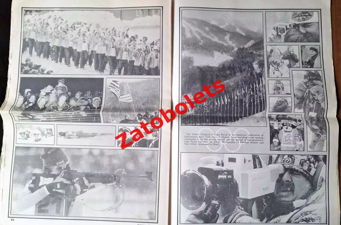 Ski Racing Олимпийские Игры Олимпиада Лейк-Плэсид 1980 США 4