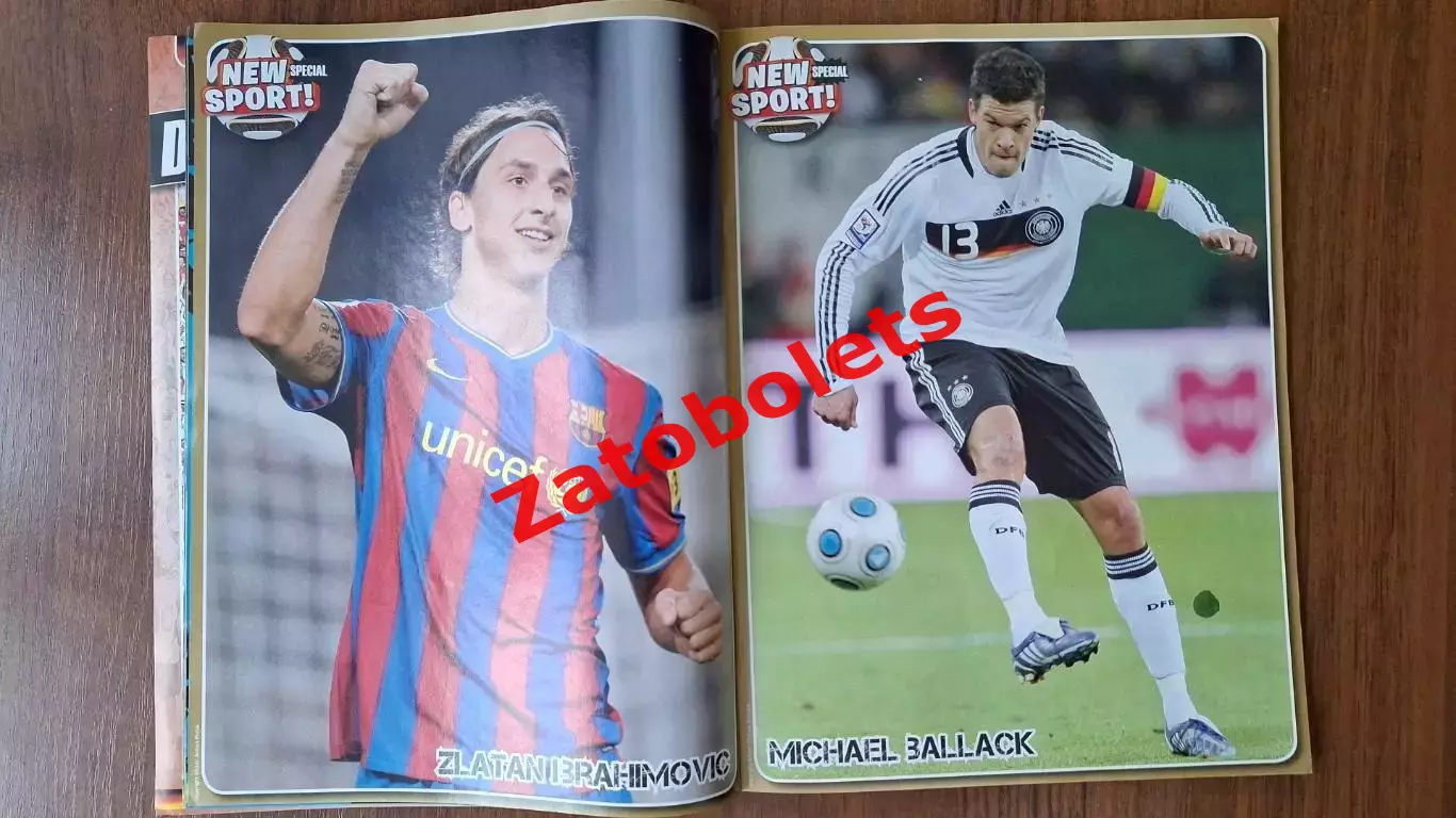 Журнал NEW SPORT Чемпионат Мира 2010 Месси Роналдо Баллак Ибрагимович Кака 3