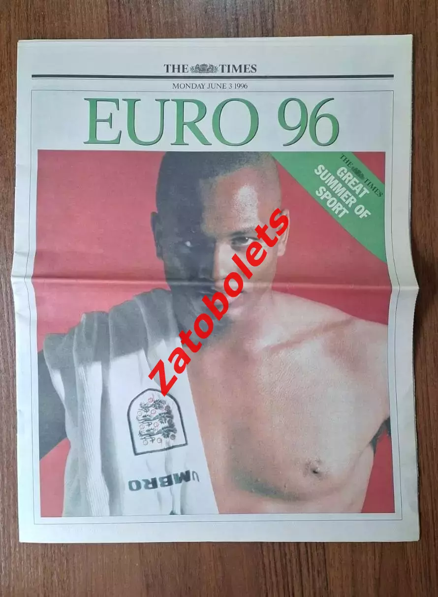 THE TIMES Футбол Чемпионат Европы 1996