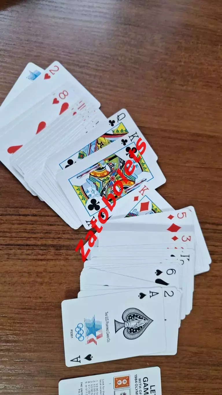 Олимпийские Игры Олимпиада 1984 Лос-Анджелес Карты игральные 54 шт