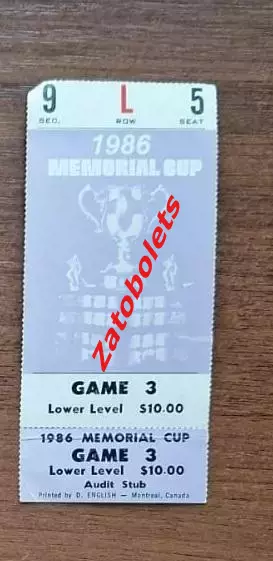Портленд - OHL 1986 Memorial Cup молодежные команды Портленд