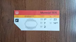 билет Велоспорт 23.07.76 Олимпийские Игры Олимпиада 1976 Монреаль Канада