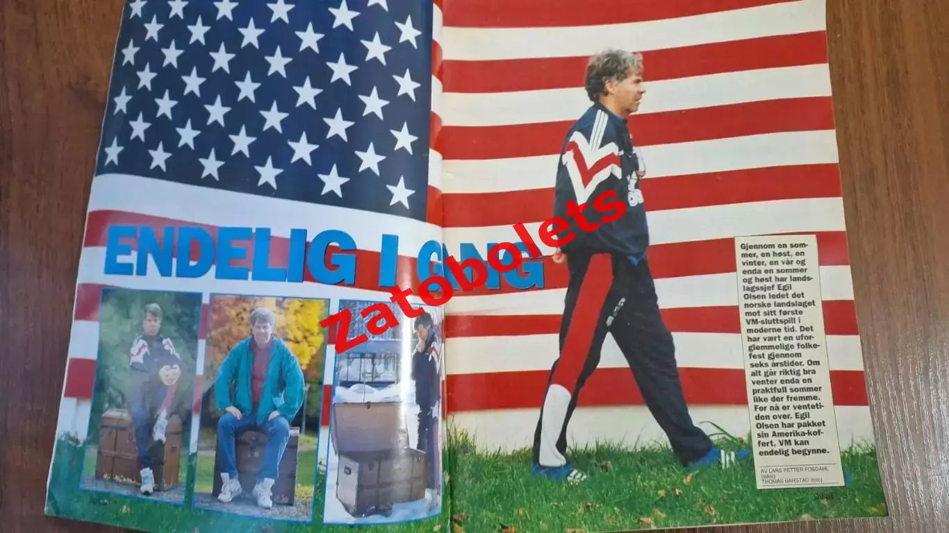 Чемпионат мира 1994 США Сборная России Превью представление команд изд.Норвегия 1