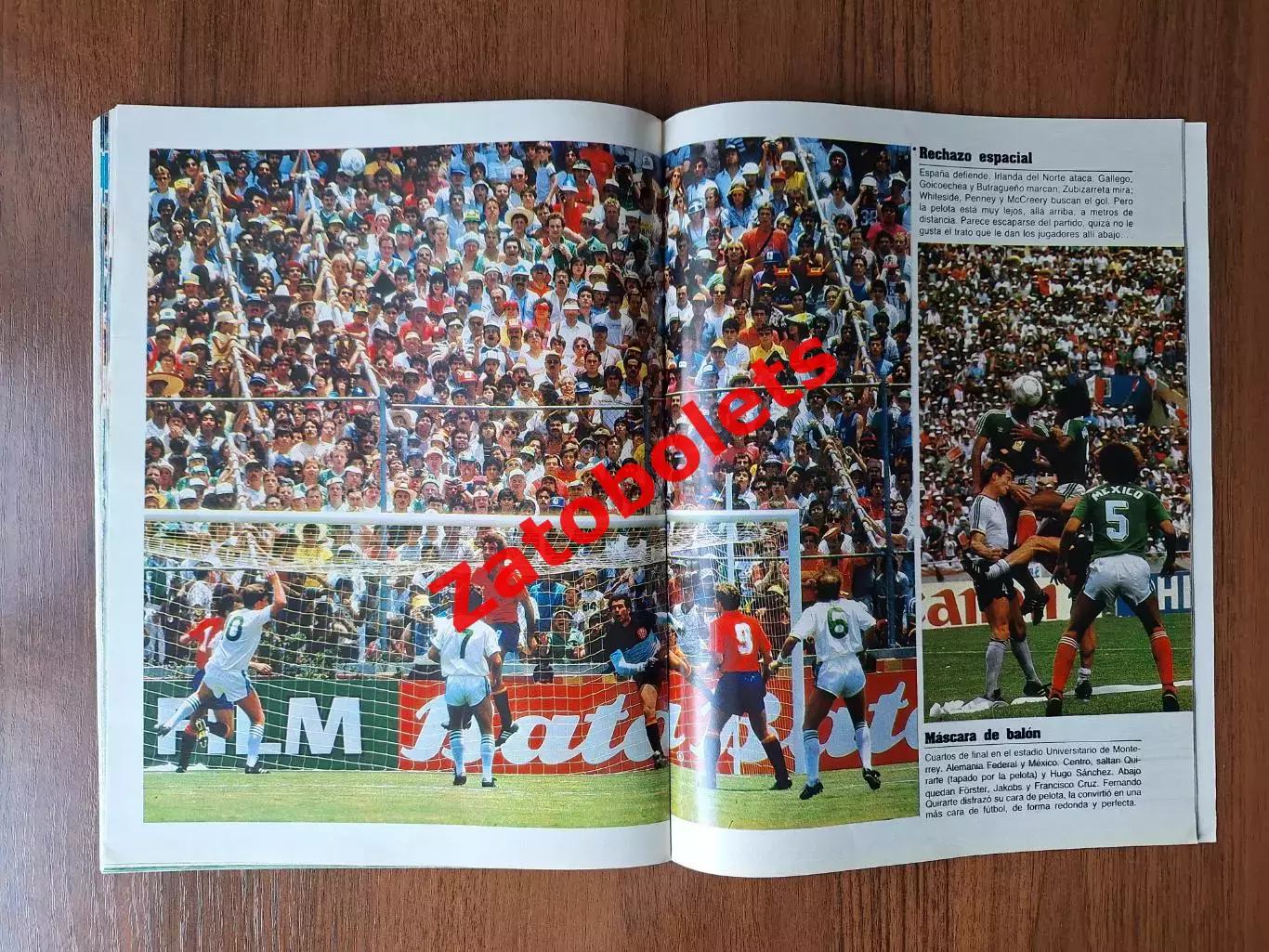 Сто лучших фото Чемпионат Мира 1986 Мексика Итоги Футбол El Grafico сборная СССР 5